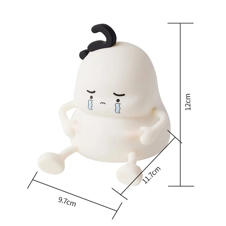 A001 Cute Nursery Light Bedside Lamp Silicone Touch LED Light (CE, FCC, RoHS)
