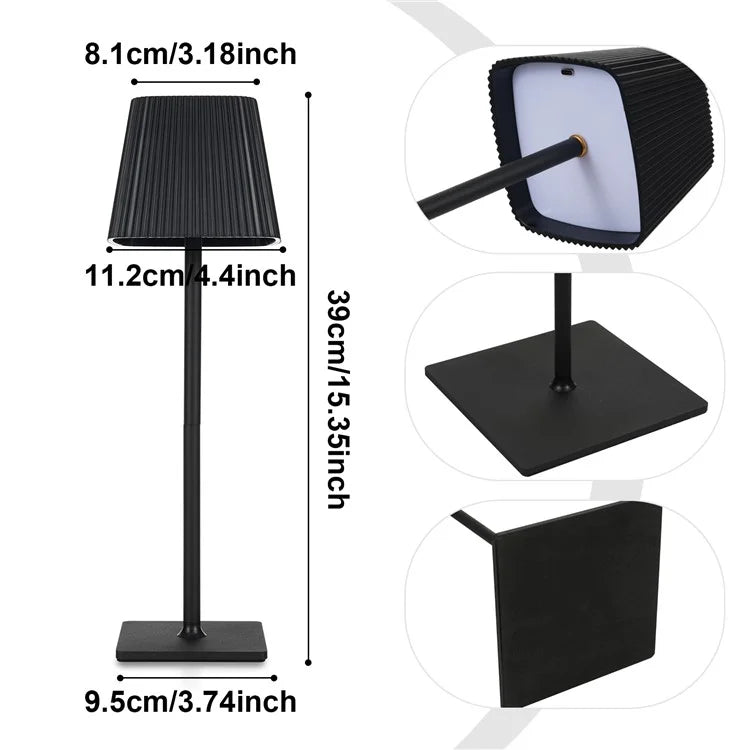 ML-G06 Stepless Dimmable Table Lamp Eye Protection Desk Light, 2000mAh Battery