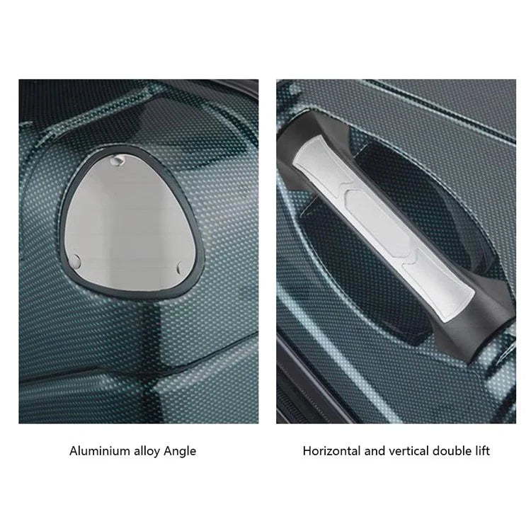 24-Inch Checked Luggage Case Trolley Carry-On Suitcase Baggage, 42x25x63cm