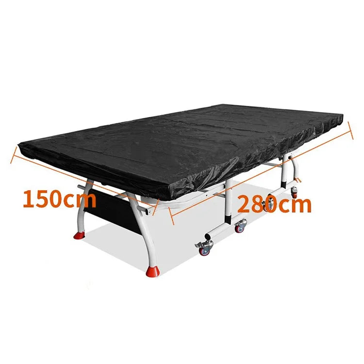 210D Oxford Cloth Ping Pong Table Cover Waterproof Table Tennis Table Protective Cover, 280x150x5cm