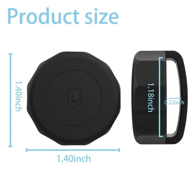 2Pcs For AirTag Bluetooth Tracker Protective Case Silicone Waterproof Cover for Pet Collar