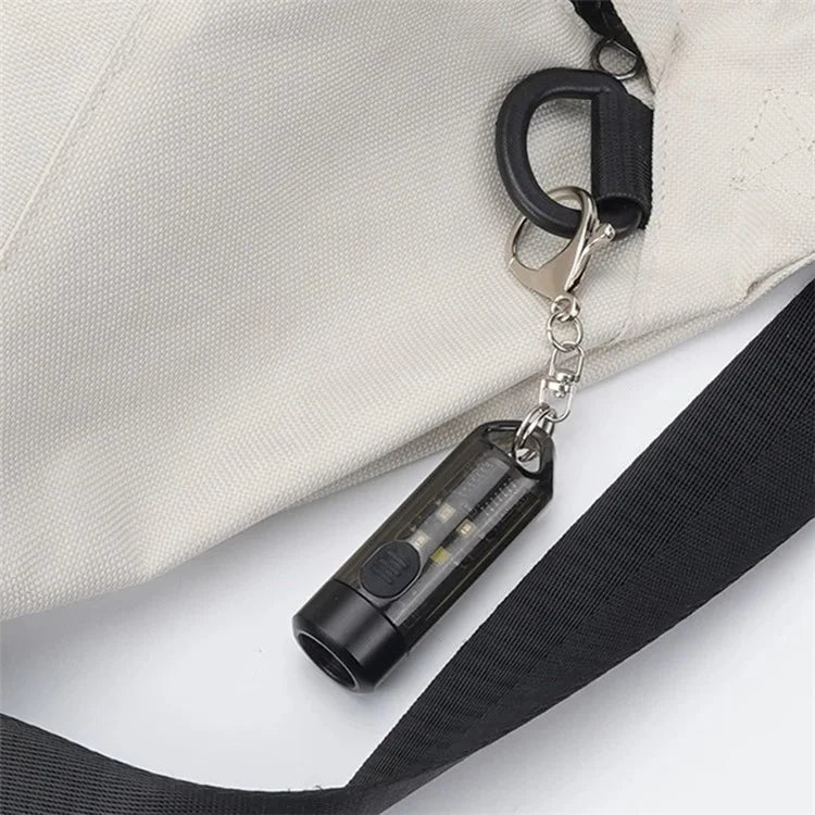 MNS2 Mini Flashlight Multi Light Modes Outdoor Camping Hiking Torch with Keychain