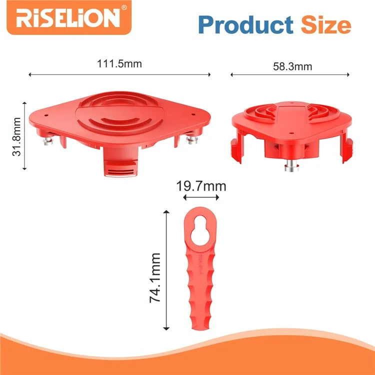 For Craftsman Trimmer 20PCS ABS Plastic Cutting Blades + 1PC Blade Disc (TLHGB-01)