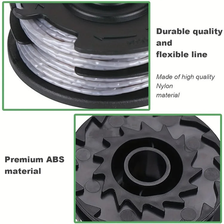 4Pcs F016800351 Mower Spool Set for Bosch ART 30-36 LI / ART 30 / ART 27 / ART 24 Grass Trimmer Spool