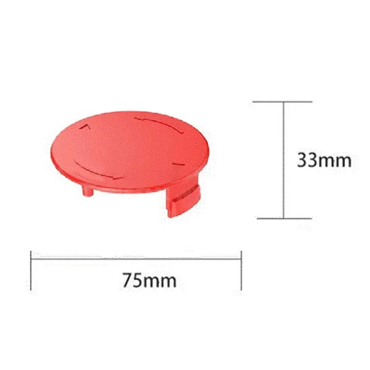 2Pcs Replacement Plastic Spool Cover Cap for Bosch AFS 23-37 Strimmer, F016F04841