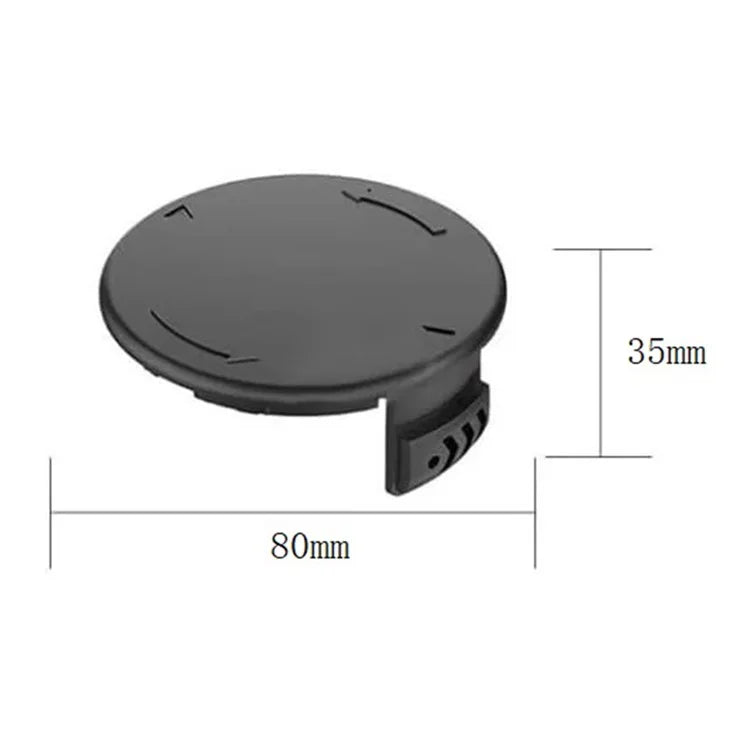 2Pcs Spare Spool Cap for Parkside Lawn Mower Spool Cover Grass Trimmer Replacement, TLP-01-1