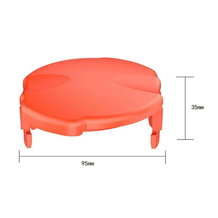 2Pcs Plastic Spool Caps for Flymo Lawn Mower Replacement Part, FLY060 / 505513590