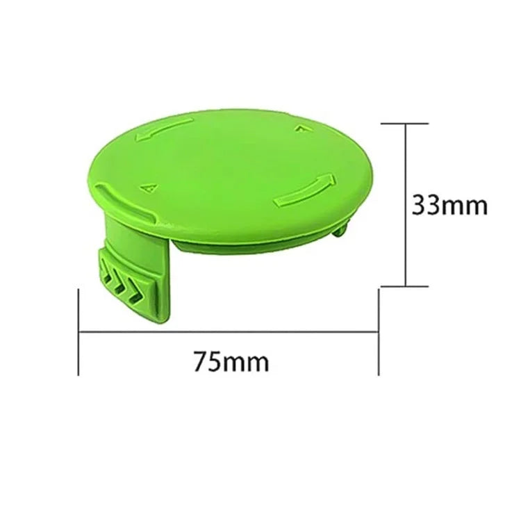 6Pcs Plastic Spool Cap for Greenworks BST4000 / ST40L00 / 2100702 Lawn Mower Part, 3411546A-6