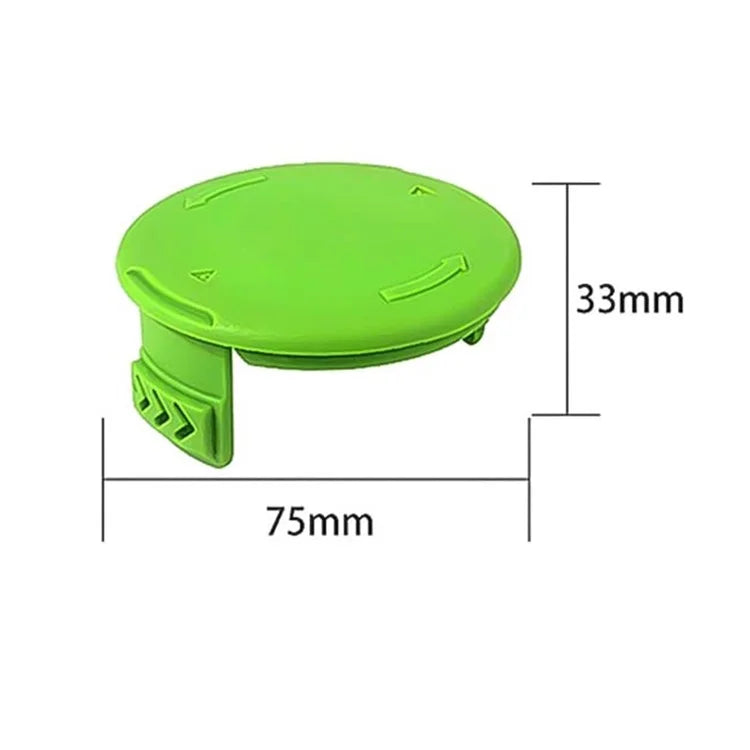 2Pcs Lawn Mower Spool Cap for Greenworks BST4000 / ST40L00 / 2100702 Replacement Spool Cover, 3411546A-6