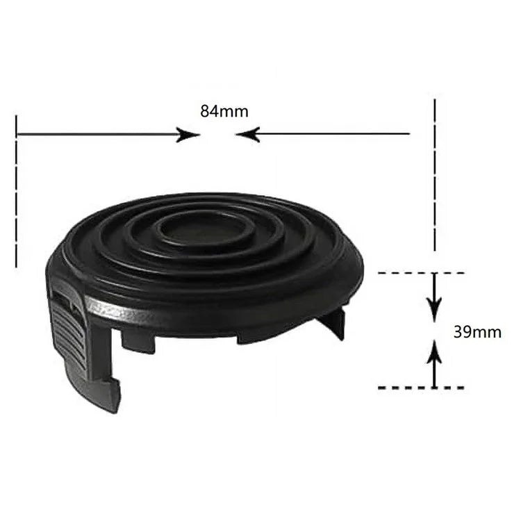 6Pcs WA0014 Line Spools + 1Pc WA0037 Spool Cap Replacement Set for Worx WG168 / WG184 / WG190 / WG191