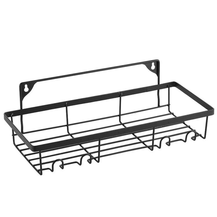 001- L02 4Pcs Bath Shower Caddy No Drilling / Drilling Shower Rack Organiser Holder