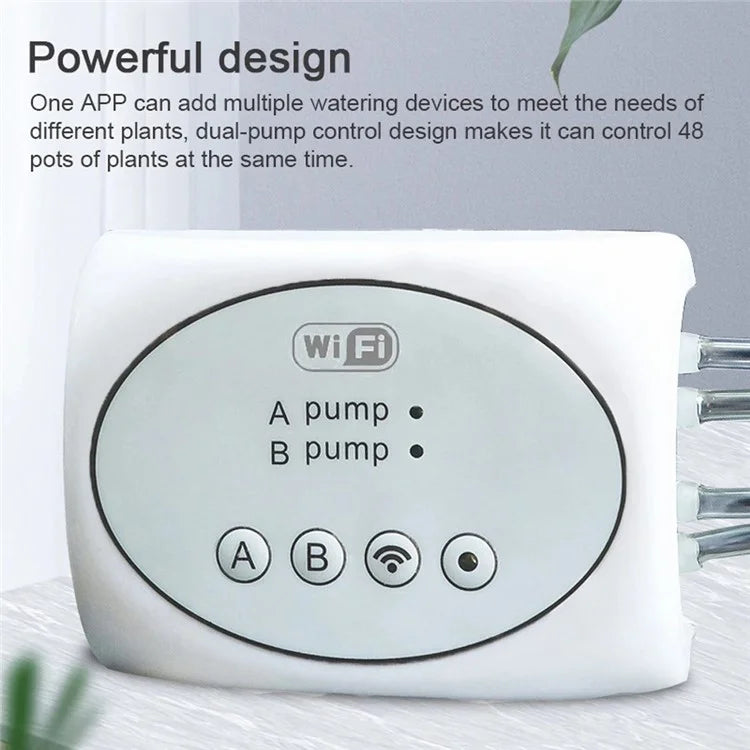 APP Remote Control Potted Plant Smart Watering Device Timer with 15m Water Pipe+20 Emitters