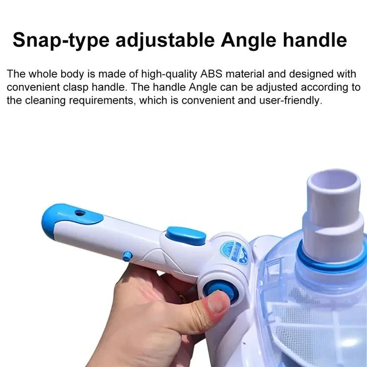 Adjustable Angle Swimming Pool Suction Vacuum Cleaner Head Nylon Brush Pond Cleaning Tool