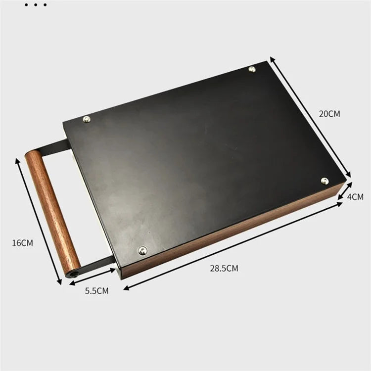 001 Coffee Knock Box Drawer Stainless Steel Pull-Out Style Coffee Grounds Powder Container Bin