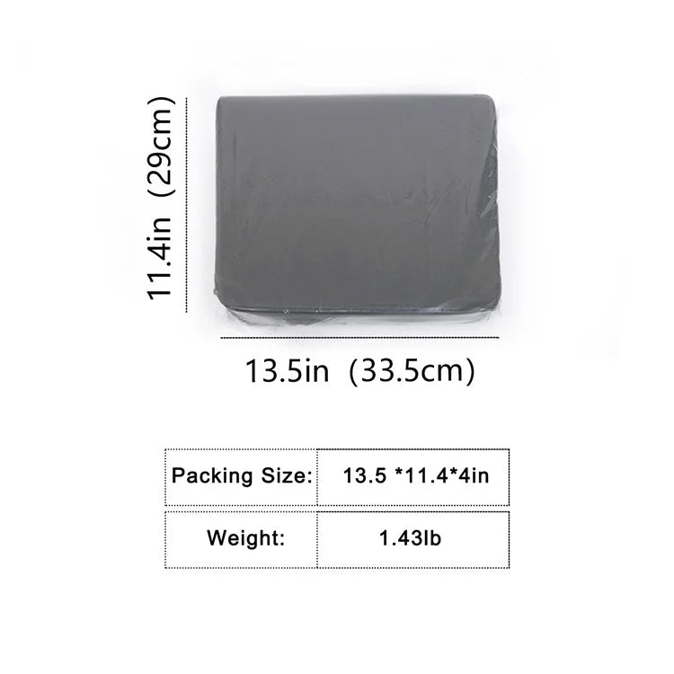 Solid Color 60x33.5x4.5cm Knee Cushion Pad Garden Kneeling Pad Soft Memory Foam Mat