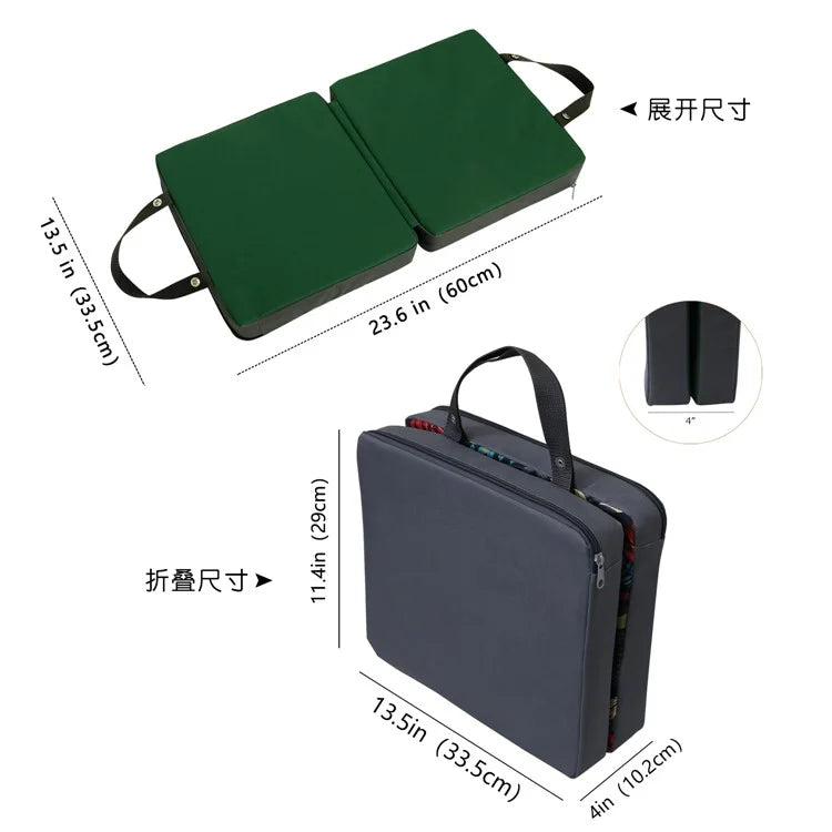 828731 Pattern Design Knee Pad 60x33.5x4.5cm Kneeling Cushion Extra Soft Memory Foam Mat