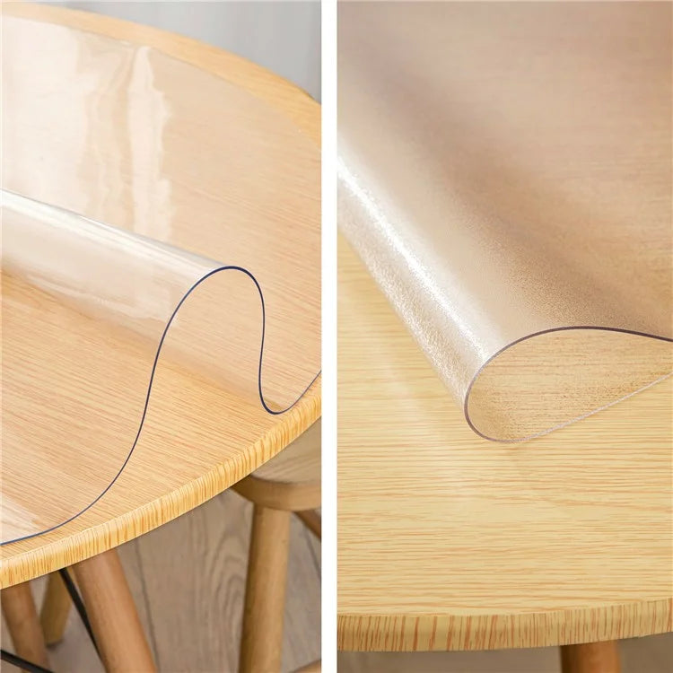 60x120cm Clear PVC Desk Protector Mat Pad 1.5mm Thick Waterproof Table Pad