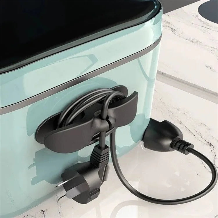 5PCS TPE Cord Organizer Charger Cable Management Clip Holder for Home Office