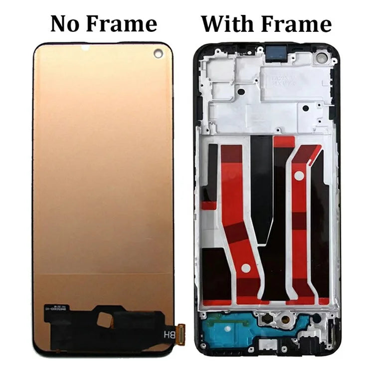For Oppo A94 5G Grade A OEM Disassembly AMOLED Screen and Digitizer Assembly + Frame Replace Part (without Logo)