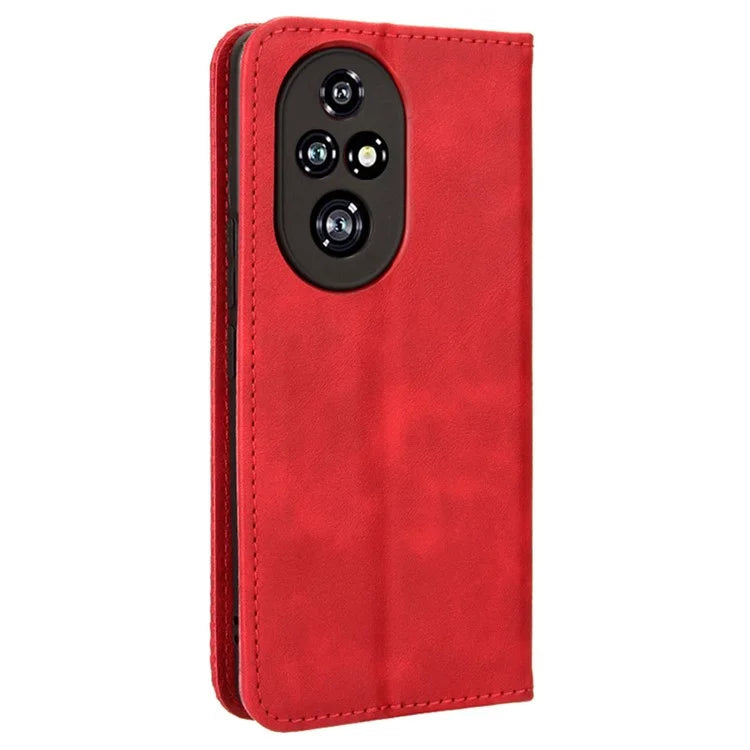 For Honor 200 Pro 5G Case Magnetic Closing Wallet Leather Phone Cover