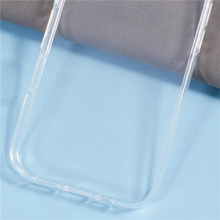 10Pcs / Set For iPhone 16 Pro Case Clear TPU Watermark-Free Phone Protective Cover