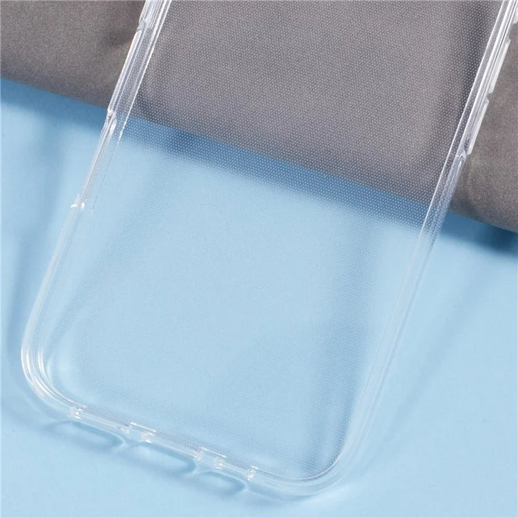 10Pcs / Set For iPhone 16 Plus Case Clear TPU Watermark-Free Shockproof Phone Cover
