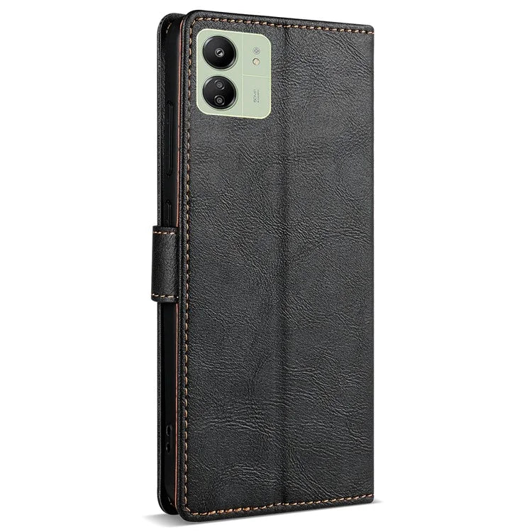 N.BEKUS CSJ-001 For Xiaomi Redmi 13C 4G / 13C 5G / Poco C65 4G / Poco M6 5G / 13R 5G Case Stand Magnetic Leather Phone Cover