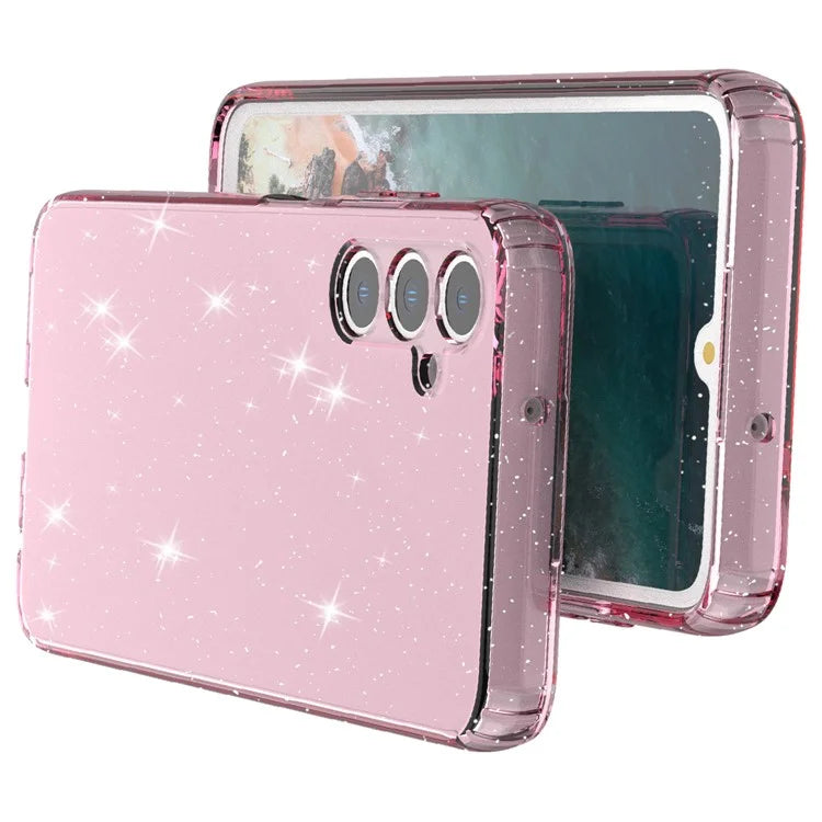 For Samsung Galaxy A05s 4G Case Bling Sparkle TPU Phone Cover Pink