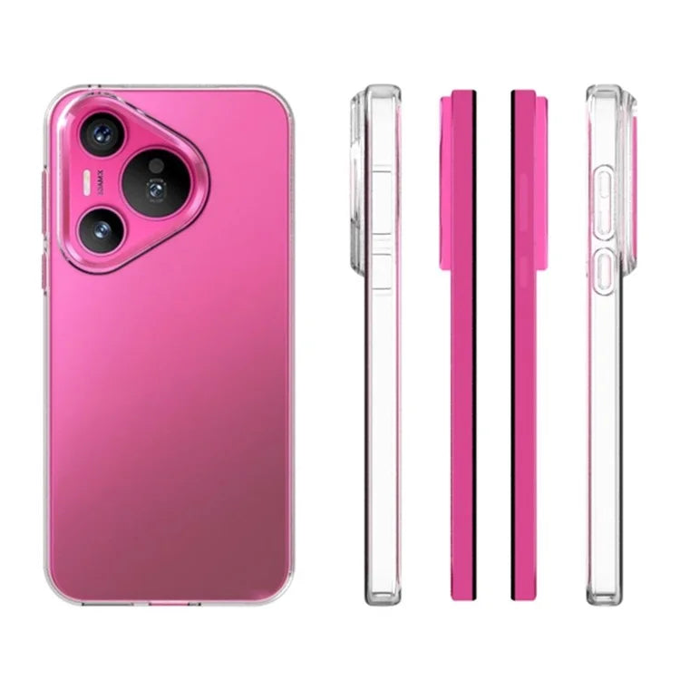 10Pcs / Pack For Huawei Pura 70 Flexible TPU Mobile Phone Cover Inner Watermark-Free Texture Case