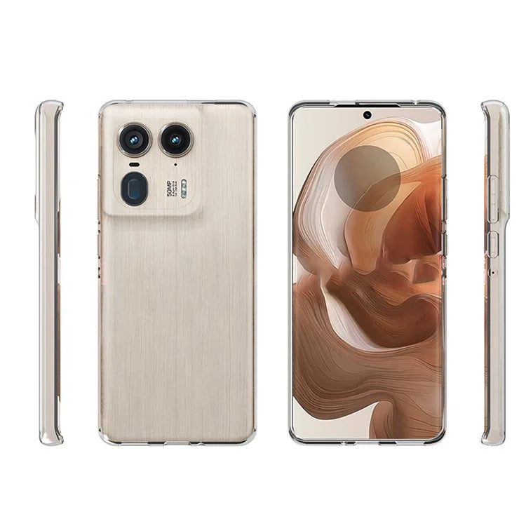 10Pcs / Set For Motorola Edge 50 Ultra 5G / Moto X50 Ultra 5G Case Clear TPU Watermark-Free Shockproof Phone Cover