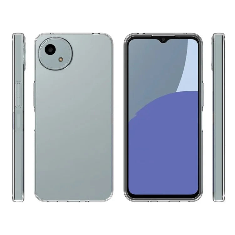 10Pcs / Pack For Sharp Aquos Wish4 Phone Cover Inner Watermark-Free Texture TPU Mobile Phone Case