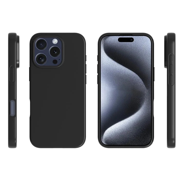 10Pcs / Pack for iPhone 16 Pro Max Case Matte TPU Shockproof Phone Back Cover