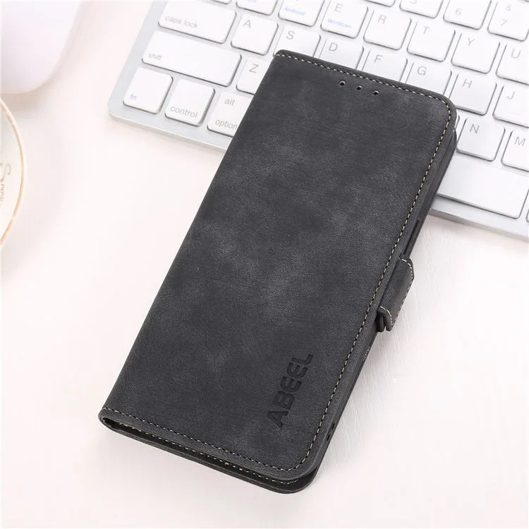 ABEEL For Xiaomi Poco F6 Pro 5G / Redmi K70 5G / K70 Pro 5G Case Side Magnetic Retro Leather Phone Cover