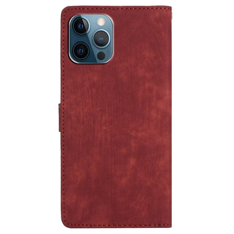 For iPhone 16 Pro Max Case Wallet Shockproof PU Leather Phone Cover