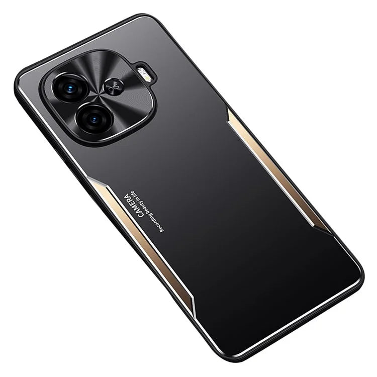 For vivo iQOO Z9 5G / iQOO Z9 Turbo 5G Case Aluminium Alloy+TPU Phone Protective Cover