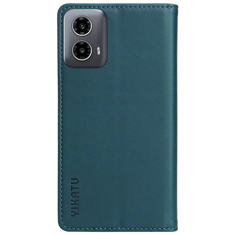 YIKATU YK-001 For Motorola Moto G34 5G Case Magnetic Closure Full Protection Leather Phone Cover