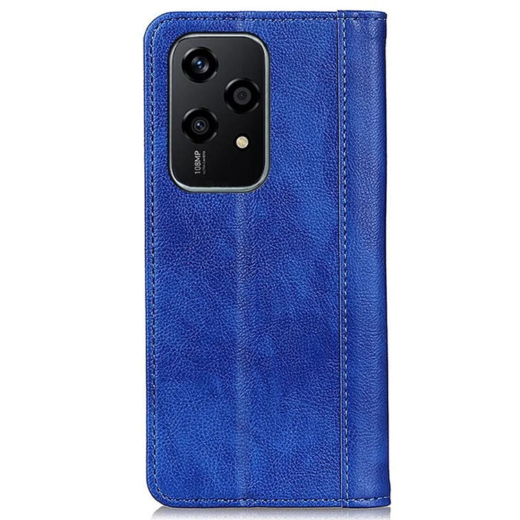 For Honor 200 Lite Dustproof Split Leather Flip Phone Stand Cover Wholesale Mobile Case Accessories