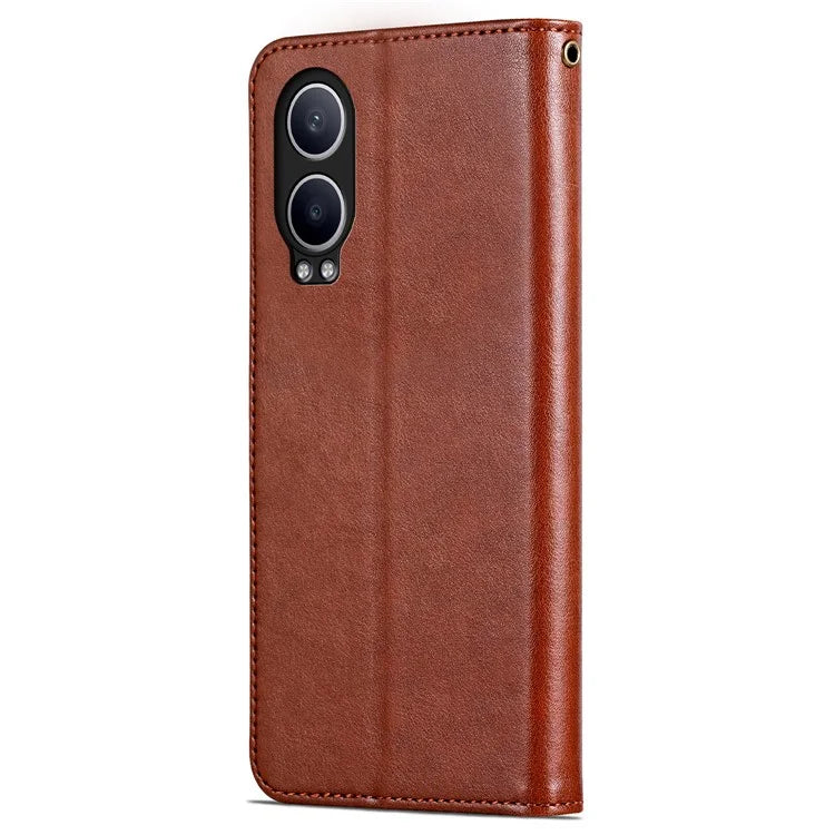 AZNS For Oppo K12x 5G / OnePlus Nord CE4 Lite 5G PU Leather Phone Case Folding Stand Wallet Phone Cover