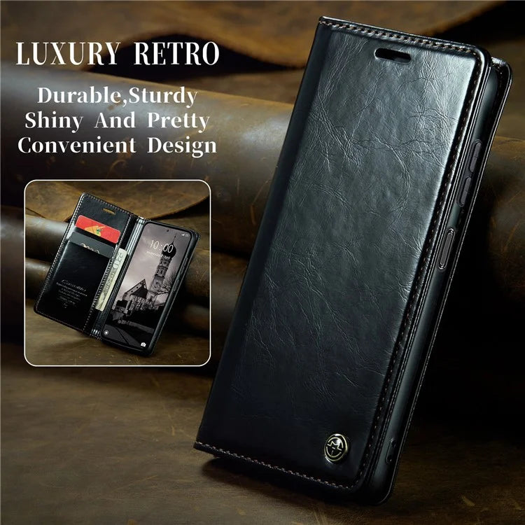 CASEME 003 Series For Xiaomi Redmi Note 13 Pro 5G / Poco X6 5G Case Anti-Drop Leather Phone Cover