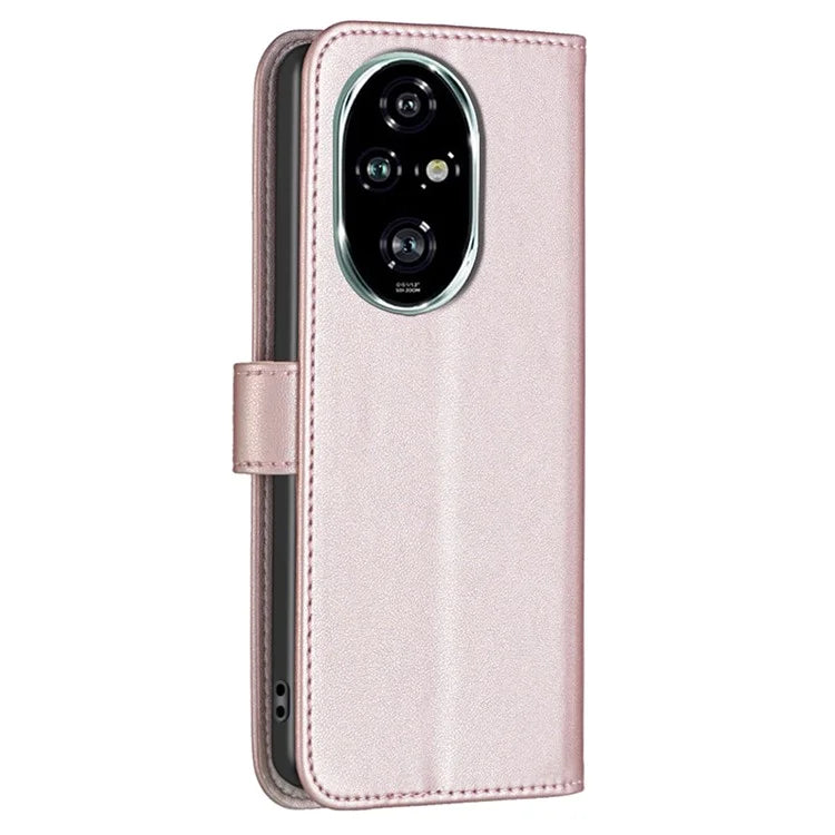 BINFEN COLOR BF17 For Honor 200 Pro 5G Wallet Case PU Leather Flip Phone Cover