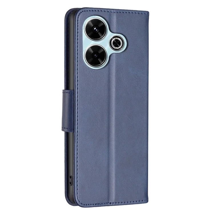 For Xiaomi Redmi 13 4G / Poco M6 4G Case Wallet Leather Phone Cover Flip Stand