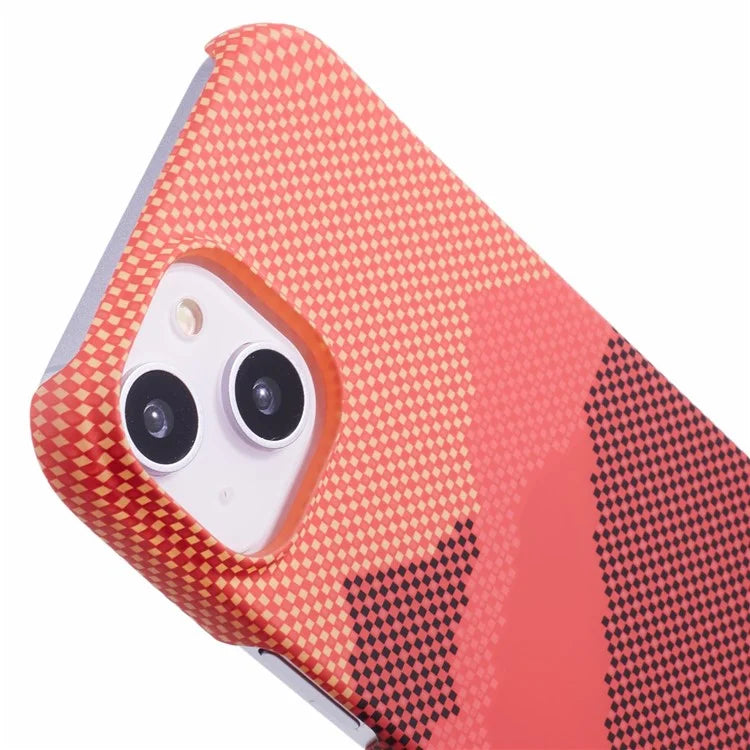 For iPhone 15 Case Water Transfer Printing Luminous Anti-Scratch PC Cell Phone Cover