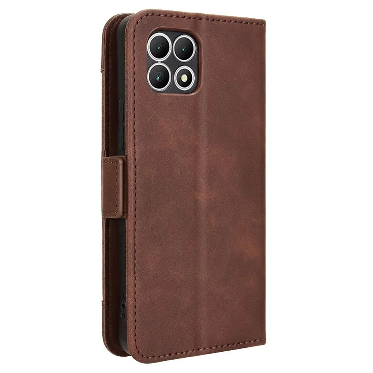 For T-Mobile REVVL 7 / T Phone 2 Case Leather Phone Cover with Multiple Card Slots