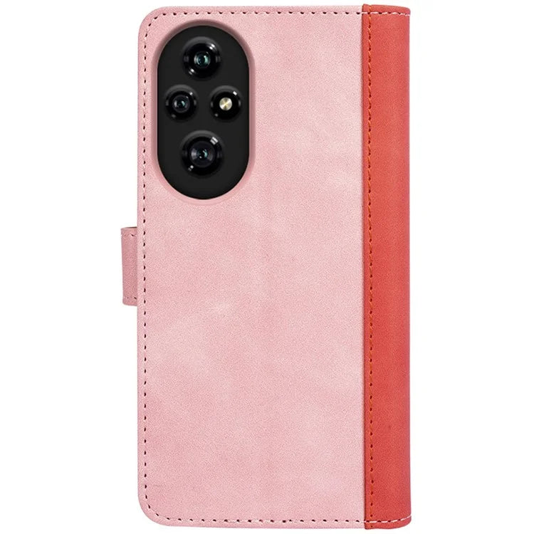 For Honor 200 Pro 5G Case Flip Splicing Leather Phone Cover