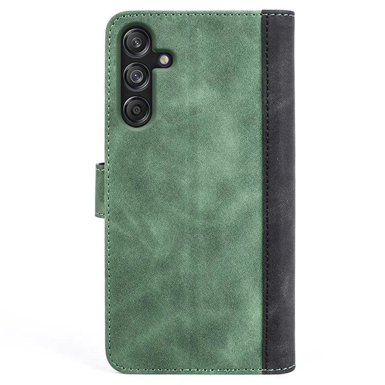 For Samsung Galaxy M55 5G / C55 5G / F55 5G Case Wallet Leather Phone Cover Two-Tone Splicing