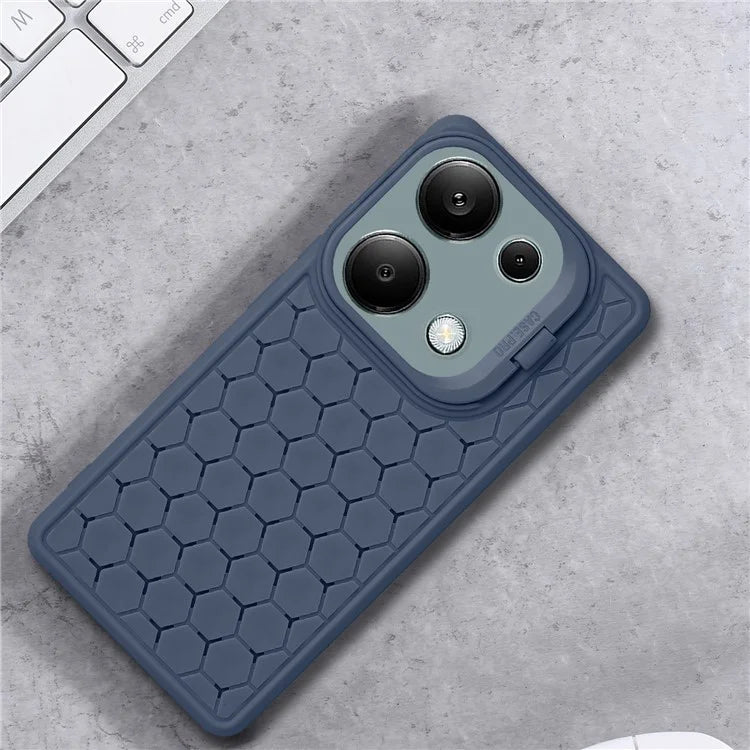 For Xiaomi Redmi Note 13 Pro 4G / Poco M6 Pro 4G Case Kickstand Heat Dissipation TPU Back Cover