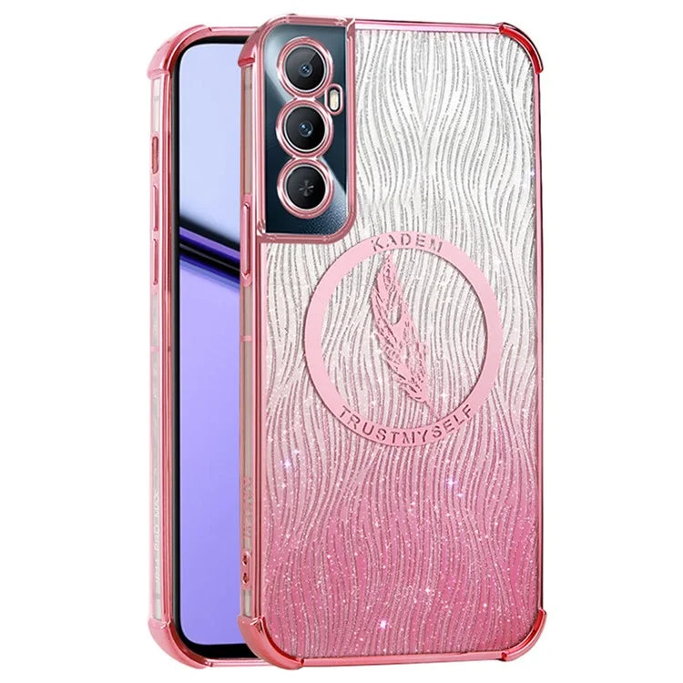 KADEM For Realme C65 4G Case Glittery Soft TPU Slim Phone Cover