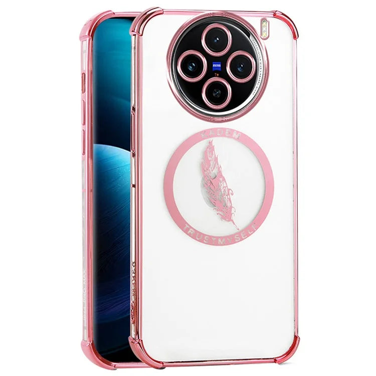 KADEM For vivo X100s 5G Case Electroplating Anti-Drop Soft TPU Phone Cover