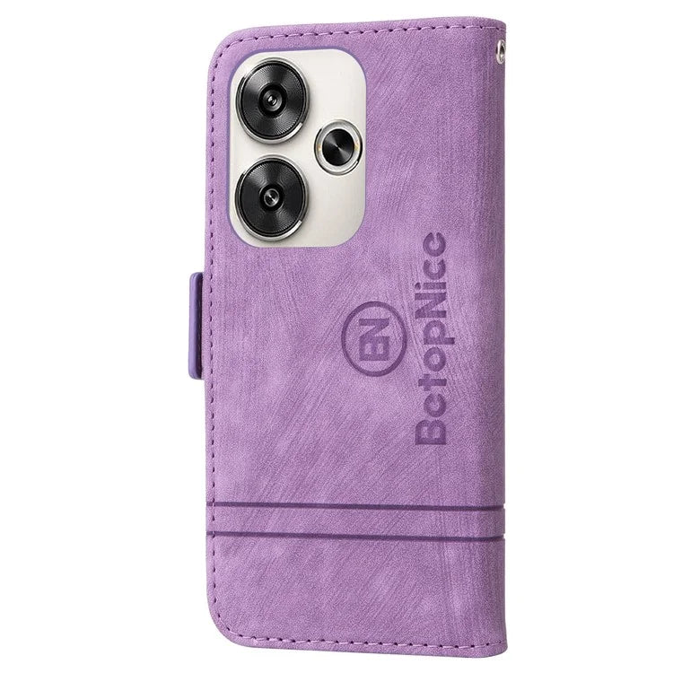 BETOPNICE 001 for Xiaomi Redmi Turbo 3 5G / Poco F6 5G Case Handbag Leather Flip Phone Cover