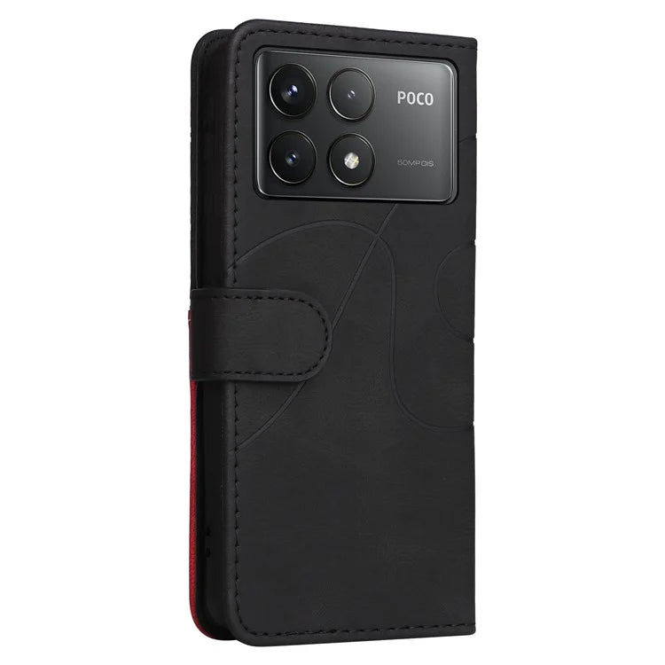 KT Leather Series-1 For Xiaomi Redmi K70 5G / K70 Pro 5G / Poco F6 Pro 5G Case Splicing Leather Phone Cover